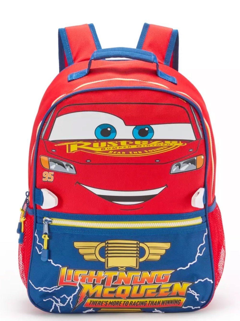 Cars Lightning McQueen Red & Blue Kids Backpack